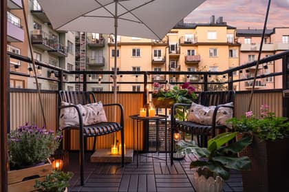 Balkong eller utsiktsbild