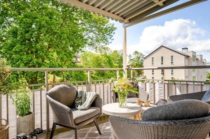 Balkong eller utsiktsbild