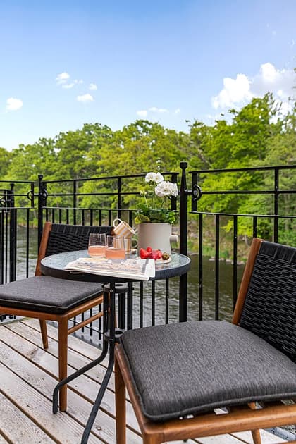 Balkong eller utsiktsbild