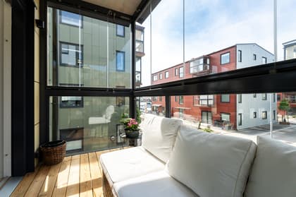 Balkong eller utsiktsbild