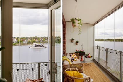 Balkong eller utsiktsbild