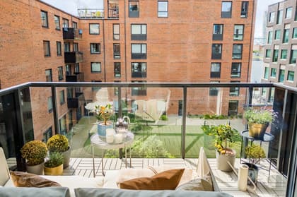 Balkong eller utsiktsbild