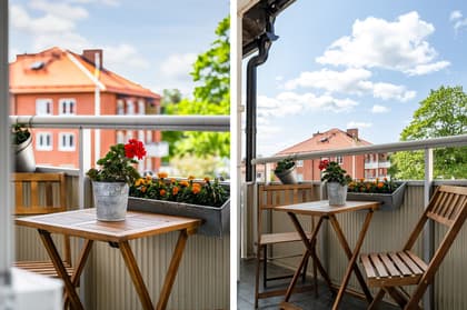 Balkong eller utsiktsbild