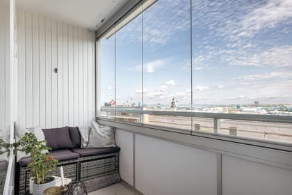 Balkong eller utsiktsbild