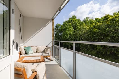 Balkong eller utsiktsbild