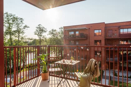 Balkong eller utsiktsbild