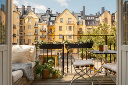 Balkong eller utsiktsbild