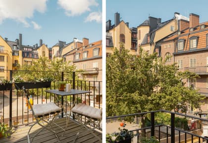 Balkong eller utsiktsbild