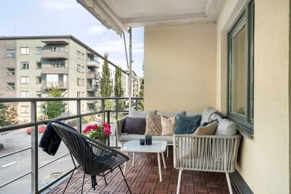 Balkong eller utsiktsbild