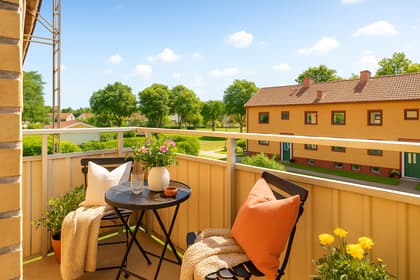 Balkong eller utsiktsbild