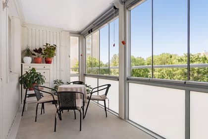 Balkong eller utsiktsbild