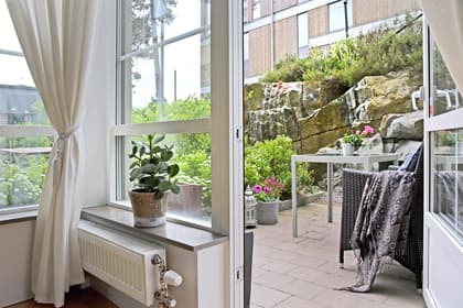 Balkong eller utsiktsbild