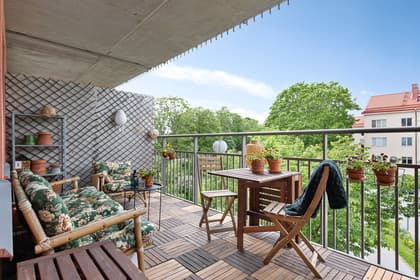 Balkong eller utsiktsbild