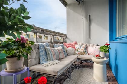 Balkong eller utsiktsbild