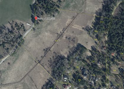 Illustrerad karta över fastigheten eller området