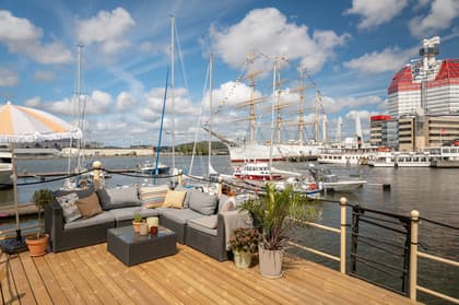 Balkong eller utsiktsbild