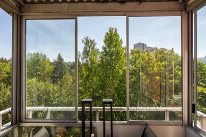 Balkong eller utsiktsbild