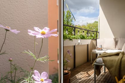 Balkong eller utsiktsbild