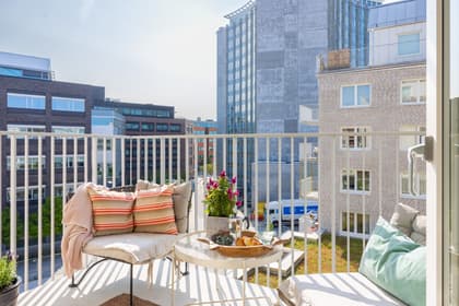 Balkong eller utsiktsbild