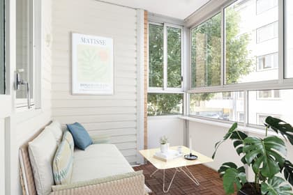 Balkong eller utsiktsbild