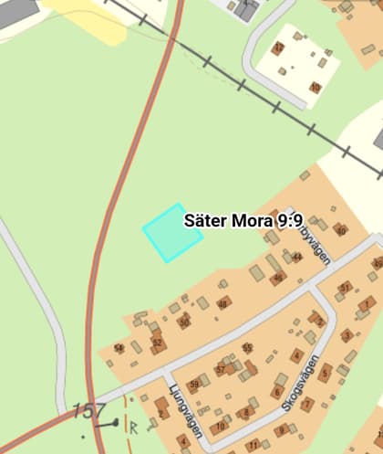 Illustrerad karta över fastigheten eller området