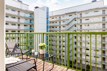 Balkong eller utsiktsbild