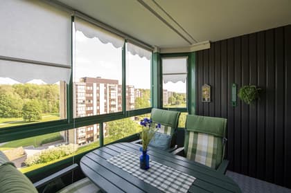 Balkong eller utsiktsbild