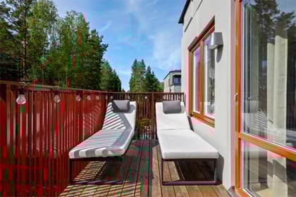 Balkong eller utsiktsbild