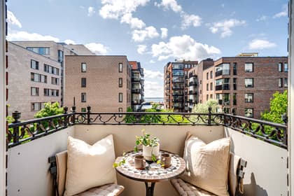 Balkong eller utsiktsbild