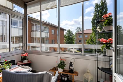 Balkong eller utsiktsbild