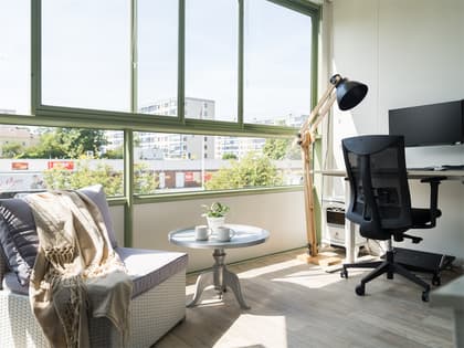 Balkong eller utsiktsbild