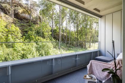 Balkong eller utsiktsbild