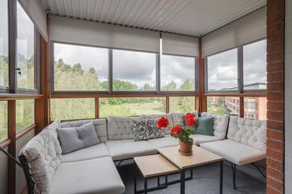 Balkong eller utsiktsbild