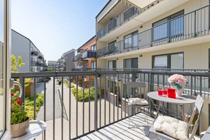 Balkong eller utsiktsbild