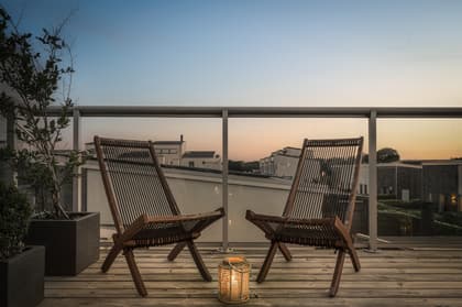 Balkong eller utsiktsbild