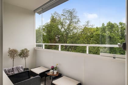 Balkong eller utsiktsbild