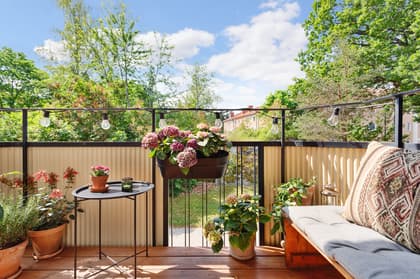 Balkong eller utsiktsbild