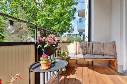 Balkong eller utsiktsbild