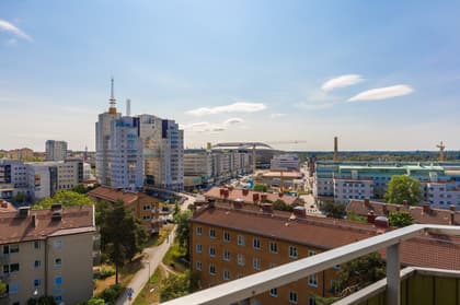 Balkong eller utsiktsbild