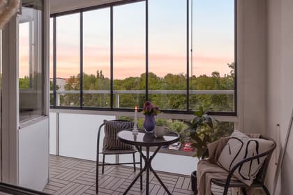 Balkong eller utsiktsbild