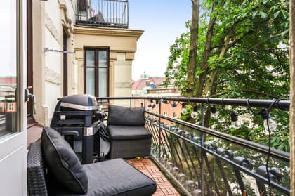 Balkong eller utsiktsbild