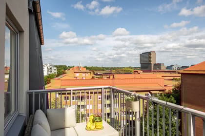 Balkong eller utsiktsbild