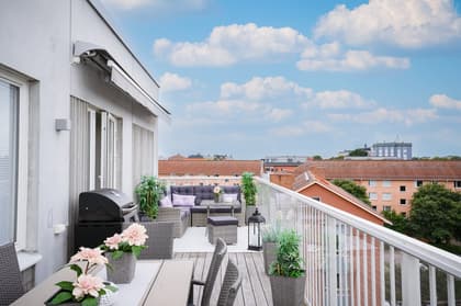 Balkong eller utsiktsbild