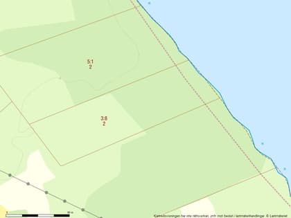 Illustrerad karta över fastigheten eller området