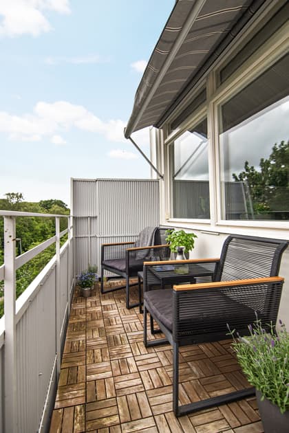 Balkong eller utsiktsbild