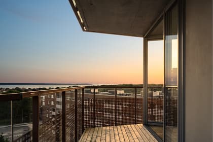 Balkong eller utsiktsbild