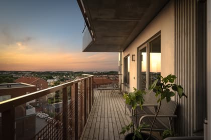 Balkong eller utsiktsbild