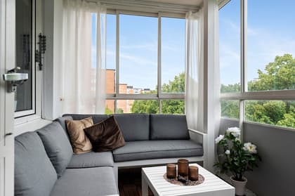 Balkong eller utsiktsbild