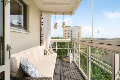 Balkong eller utsiktsbild