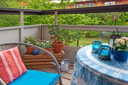 Balkong eller utsiktsbild